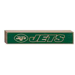 New York Jets Engraved Wood Sign, 3.5" x 18" - NFL Home