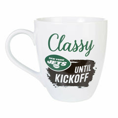 New York Jets, Ceramic Cup O'Java 17oz Gift Set - NFL Home