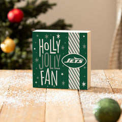 New York Jets Block, Holiday, 6x6 - NFL Home