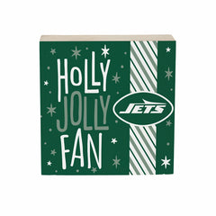 New York Jets Block, Holiday, 6x6 - NFL Home