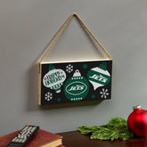 New York Jets Holiday Wood Wall Sign, 6x11 - NFL Home