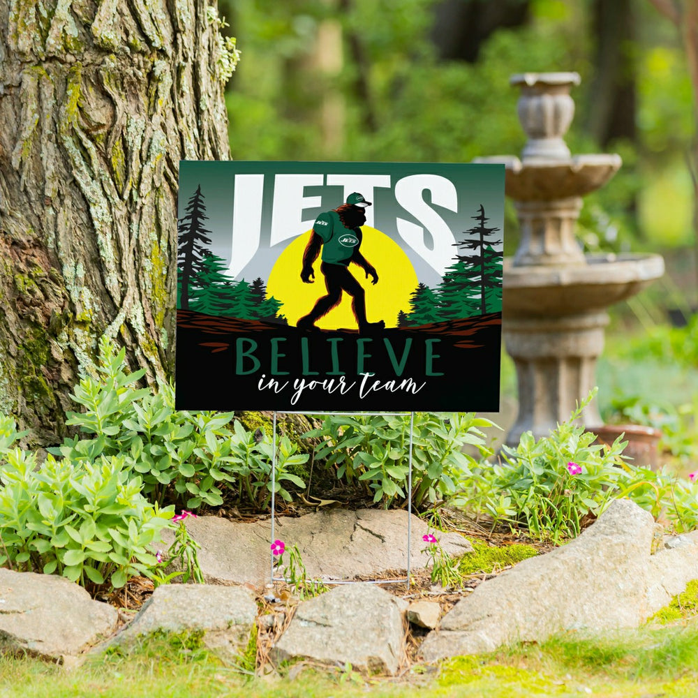 New York Jets Yard Sign, Bigfoot - NFL Home
