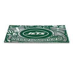 New York Jets Holiday PVC Mat, 28"x16" - NFL
