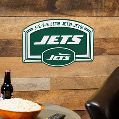 New York Jets USA Embossed Steel Wall Sign, 11" x 17" - NFL Home