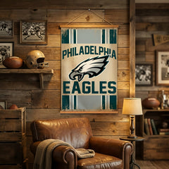 Philadelphia Eagles, Canvas Wall Tapestry, Medium, 36x24 - NFL Home