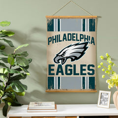 Philadelphia Eagles, Canvas Wall Tapestry, Medium, 36x24 - NFL Home
