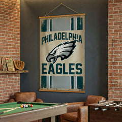 Philadelphia Eagles, Canvas Wall Tapestry, Large, 54x36 - NFL Home