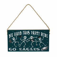 Philadelphia Eagles Halloween Wood Wall Sign, 6x11 - NFL Home