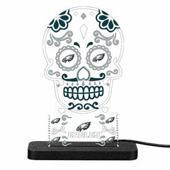 Philadelphia Eagles NFL Football Sugar Skull Desklite LED Decor - NFL Home