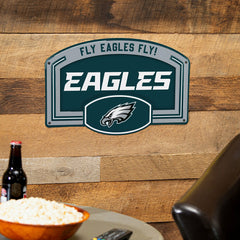 Philadelphia Eagles USA Embossed Steel Wall Sign, 11" x 17" - NFL Home