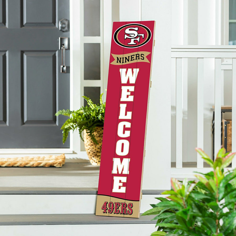 San Francisco 49ers Large Single Sided Leaner, 46" - NFL Home