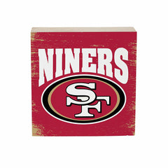 San Francisco 49ers Plock, Down Home Fans, 6x6 - NFL Home