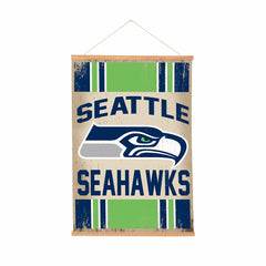 Seattle Seahawks, Canvas Wall Tapestry, Medium, 36x24 - NFL Home