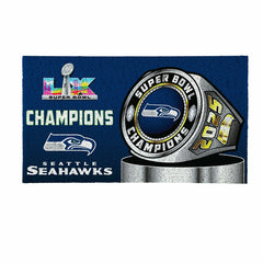 Seattle Seahawks, Super Bowl 60, Ring, Turf Mat, Color - NFL