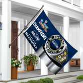 Seattle Seahawks, Super Bowl 60, Ring, Single Sided Flag w/ 2 Grommets - NFL Home