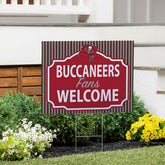 Tampa Bay Buccaneers Coroplast Yard Sign, "Fans Welcome" - NFL Home