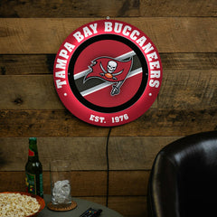 Tampa Bay Buccaneers, Metal Lite, Round - NFL