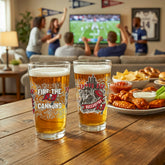Tampa Bay Buccaneers 16oz Glass pint, Set of 2 - NFL Home