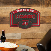 Tampa Bay Buccaneers USA Embossed Steel Wall Sign, 11" x 17" - NFL Home