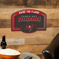 Tampa Bay Buccaneers USA Embossed Steel Wall Sign, 11" x 17" - NFL Home