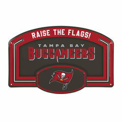 Tampa Bay Buccaneers USA Embossed Steel Wall Sign, 11" x 17" - NFL Home