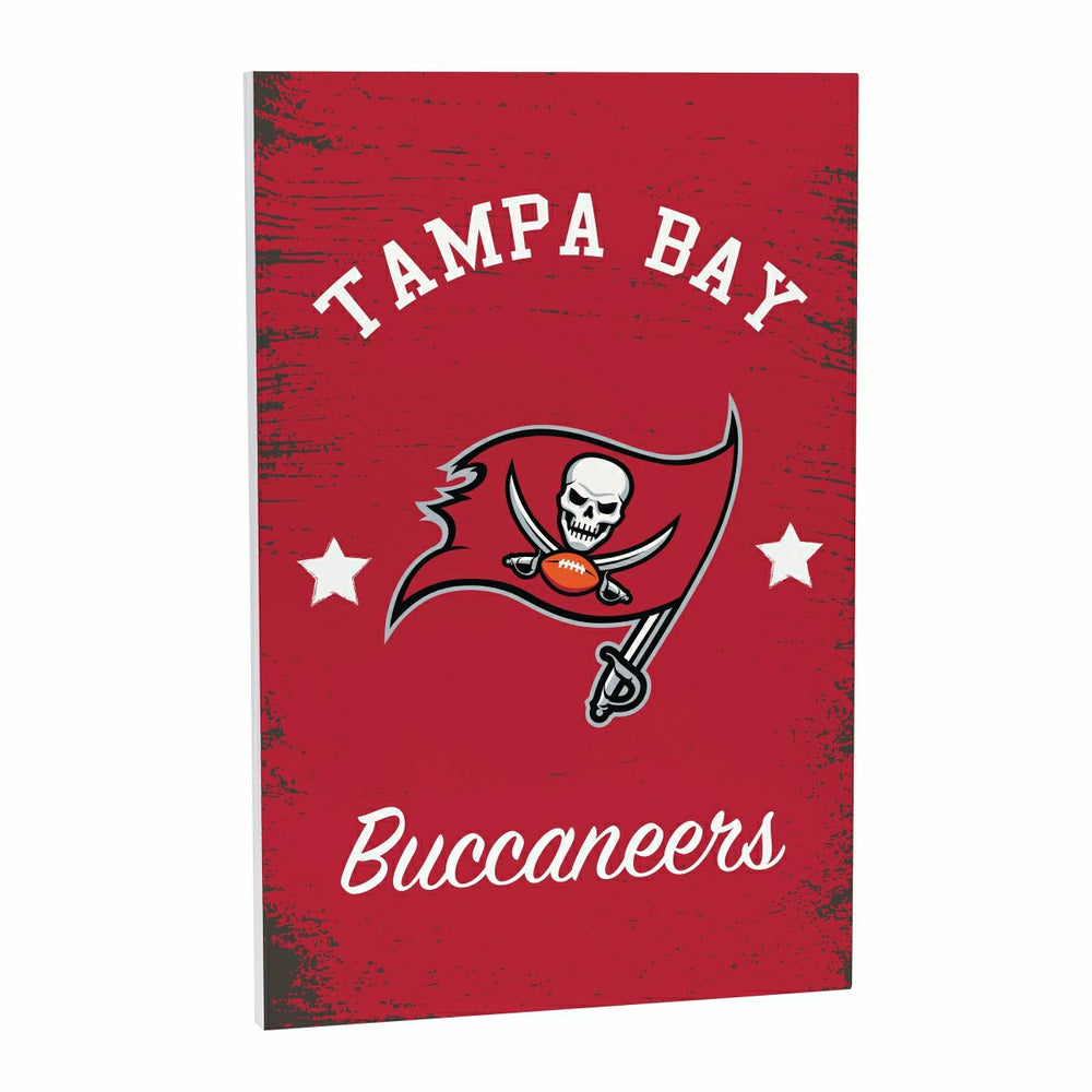 Tampa Bay Buccaneers Wood Wall Sign, 16x24 - NFL Home