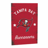 Tampa Bay Buccaneers Wood Wall Sign, 16x24 - NFL Home