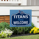 Tennessee Titans Coroplast Yard Sign, "Fans Welcome" - NFL Home