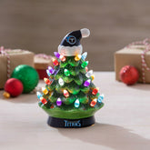 8" LED Ceramic Christmas Tree, Tennessee Titans - NFL Home