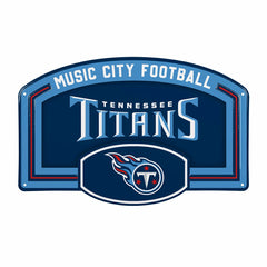 Tennessee Titans USA Embossed Steel Wall Sign, 11" x 17" - NFL Home