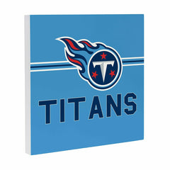 Tennessee Titans Wood Wall Sign, 12x12 - NFL Home