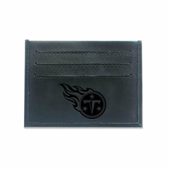 Front Pocket Wallet w/ RFID Blocking, Tennessee Titans, Black - NFL Home