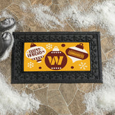 Washington Commanders Holiday Flocked Coir Sassafras Switch Mat, 22"x1 - NFL