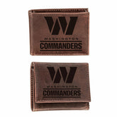 Washington Commanders, Bi-Fold and Tri-Fold Wallet Gift Set, Brown - NFL Home