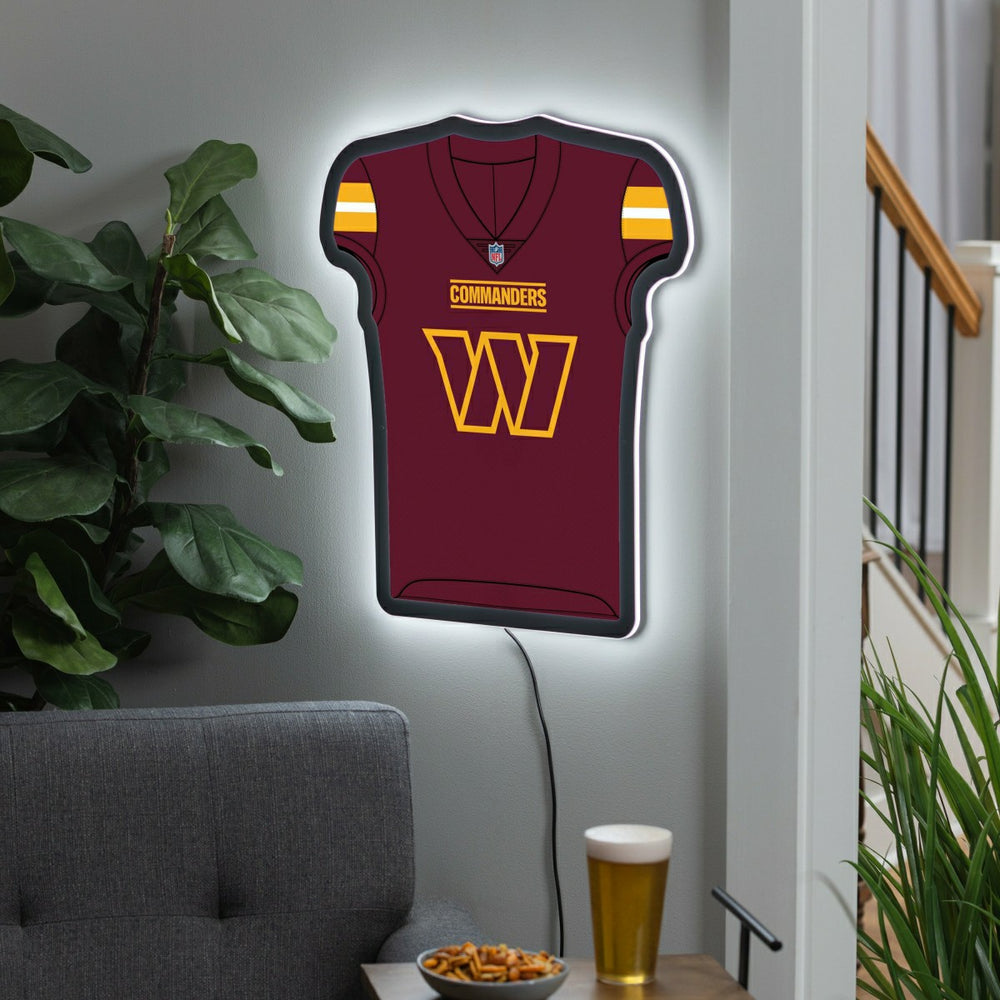 Washington Commanders NFL Football Jersey Edgelite LED Decor - NFL