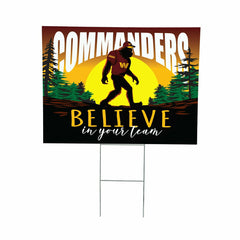 Washington Commanders Yard Sign, Bigfoot - NFL Home