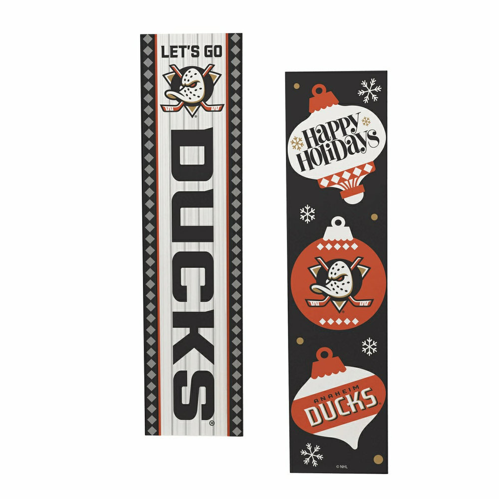 Anaheim Ducks Christmas Double Sided Large Leaner, 47" - NHL Home