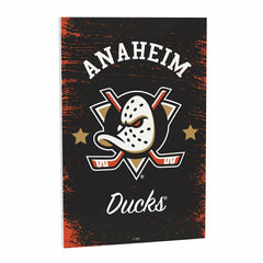 Anaheim Ducks Wood Wall Sign, 16x24 - NHL Home