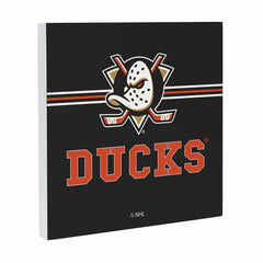 Anaheim Ducks Wood Wall Sign, 12x12 - NHL Home