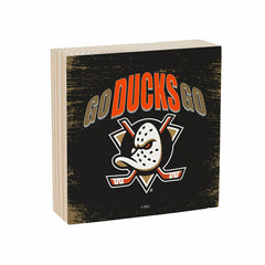 Anaheim Ducks Plock, Down Home Fans, 6x6 - NHL Home