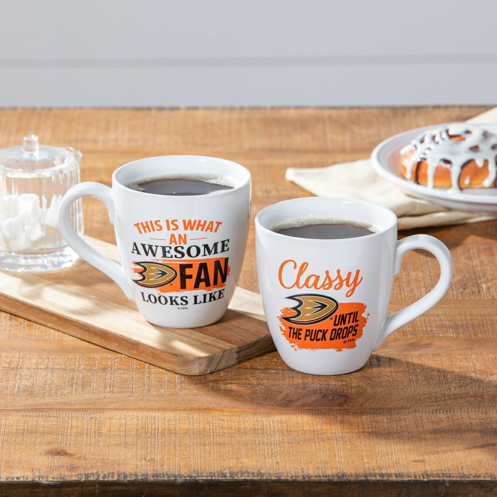 Ceramic Cup o' Java 17oz Gift Set, Anaheim Ducks - NHL Home