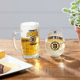 Stemless 17OZ Glass & Tankard 16OZ Gift Set, Boston Bruins - NHL Home