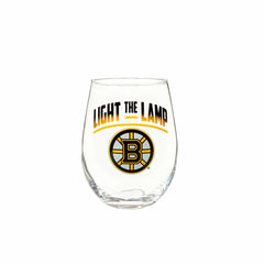 Stemless 17OZ Glass & Tankard 16OZ Gift Set, Boston Bruins - NHL Home