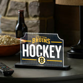 Boston Bruins Hockey Rectangle Desklite LED Decor - NHL Home
