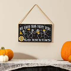 Boston Bruins Halloween Wood Wall Sign, 6x11 - NHL Home