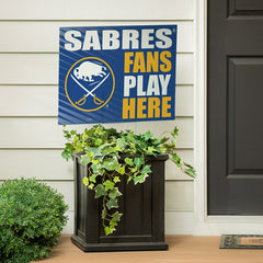 Buffalo Sabres Coroplast Yard Sign "Fans Play Here" - NHL Home