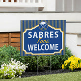 Buffalo Sabres Coroplast Yard Sign, "Fans Welcome" - NHL Home