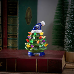 4" Mini LED Tabletop Christmas Tree, Set of 2, Buffalo Sabres - NHL Home