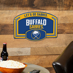 Buffalo Sabres USA Embossed Steel Wall Sign, 11" x 17" - NHL Home
