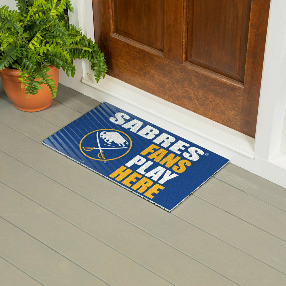 Buffalo Sabres Fan Mat, 28"x16" - NHL